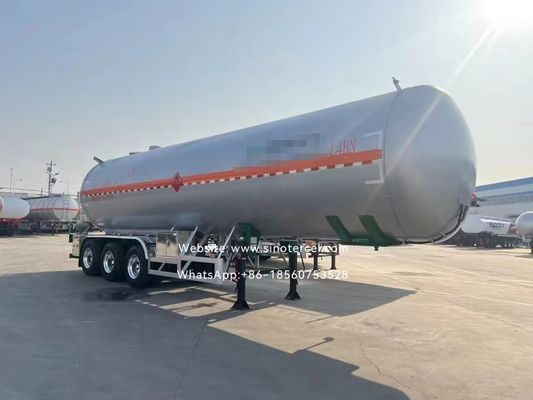 30CBM -60CBM مقطورة نصف ناقلة بنتان مقطورة نصف 3 محاور / 4 محاور