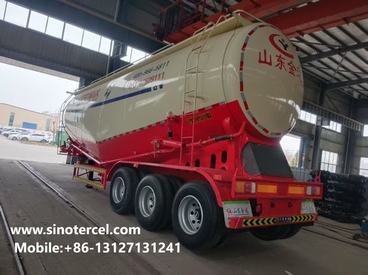 50000L السمنت السائبة نصف مقطورة ويتشاي محرك السمنت ناقلة مقطورة