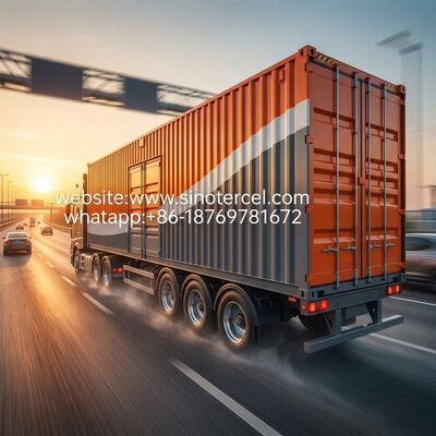 شاحنة شاحنة ذات ثلاثة محاور ذات قوة عالية مع قدرة تحمل قوية
